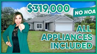 Affordable New Construction Home for Sale in Ocala FL NO HOA  Quarter Acre LOT [upl. by Atsuj]