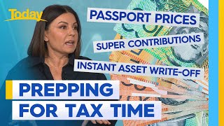 Prepping for tax time  Today Show Australia [upl. by Eilatan]