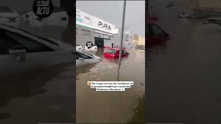 🇪🇸 Des images des inondations de la puissante tempête qui a touché les Viladecans à Barcelone ⛈️ [upl. by Olag912]