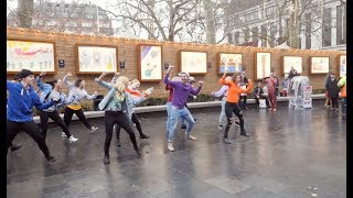 Perfect Proposal Flash Mob in Leicester Square [upl. by Ardnovahs]