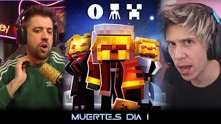 Muertes Squid Craft Games 3  Día 1 💀🦑 [upl. by Cutlor]