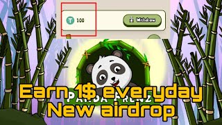 Earn 1 Daily with Panda Frenzy Bot – Crypto Mining Every 8 Hours [upl. by Corder]