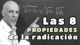 LAS 8 PROPIEDADES DE LA RADICACIÓN [upl. by Hafeetal860]