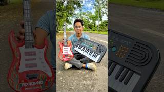 Electronic Guitar VS Electronic Keyboard Piano Testing 🔥 [upl. by Ahsienod]