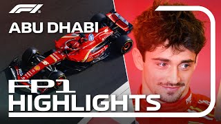 FP1 Highlights  2024 Abu Dhabi Grand Prix [upl. by Aranat84]