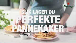 Slik lager du pannekaker  Baketips fra Melange [upl. by Enailil279]