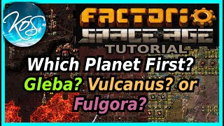 Which Planet First Plantetary Order amp Why Tutorial  Factorio Space Age DLC 20 [upl. by Stretch944]