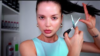 АСМР Полный релакс уход за волосами 💦 От Мытья до Укладки ASMR Hair therapy for stress relief 🤤 [upl. by Odnaloy4]