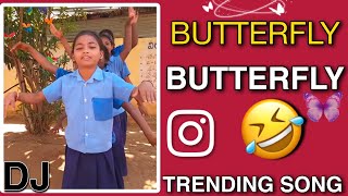 Butterfly Butterfly 🦋 Insta Trending dj songfunny dj songtelugu dj songsTrending [upl. by Attesor]