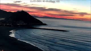 Timelapse Noviembre 2024  Webcam Zurriola [upl. by Edmondo]