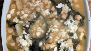 Potaje de Semana Santa garbanzos con bacalao Vídeo receta 117 Aquí cocinamos todos Cooking recipe [upl. by Aver]