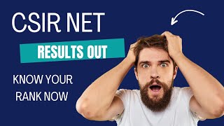 CSIR NET Life science December 2023 cut off results declared  know your CSIR NET rank [upl. by Lib]