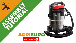 Einhell TEVC 1925 SA wet and dry vacuum cleaner  25 L drum  800 Watt power  Assembly tutorial [upl. by Nunci]