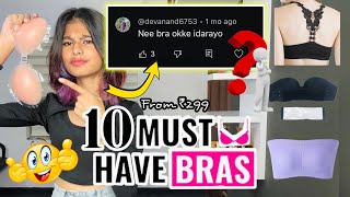 10 MUST HAVE BRAS👍🏻✨  Unboxing  Review  thejathangu😉 Shyawayshop [upl. by Yrrat]