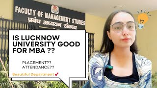 MBA Department🧑‍🎓Lucknow University Attendance  Placement lucknowuniversity vlog [upl. by Leinod]