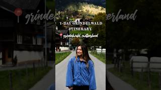 What to do in Grindelwald Switzerland  1 Day Itinerary🇨🇭 [upl. by Hauge]