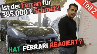 Aufregung um Ferrari  Schrott für 385000 €   So viel kostet die Reparatur  Hamid Mossadegh [upl. by Eatton]