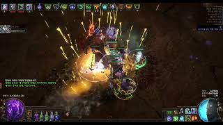 Path of Exile poe 324 necro bama uber Searing Exarch skip [upl. by Eloken]