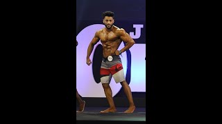 Abhishek Yadav Posing  Amateur Olympia 2021 Sheru Classic shorts shortvideo bodybuilding [upl. by Atikel]