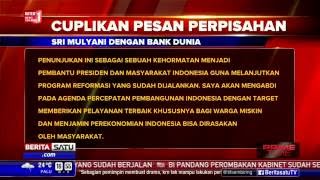 Pesan Perpisahan Sri Mulyani dengan Bank Dunia [upl. by Wolcott]