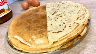 LA MEILLEURE RECETTE DE CRÊPE SANS TEMPS DE REPOS SUCCÈS GARANTI [upl. by Pentha]