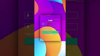 Background Image Login Form Using HTML CSS shorts webdevelopement loginformyoutubefrontendcss [upl. by Downall]