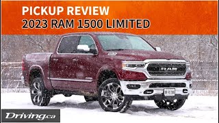 2023 RAM 1500 Limited  Pickup Review  Drivingca [upl. by Schreibe]