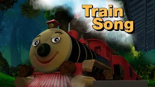 MANCHADi manjadi Train Song  malayalam cartoon animation kids song [upl. by Orelee]