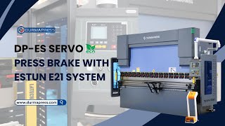 DP ES servo press brake with ESTUN E21 system [upl. by Iloj737]