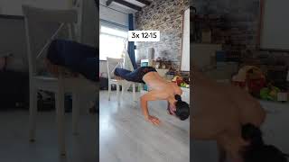 Upper body workout without material at home homeworkout upperbodyworkout [upl. by Vikki699]