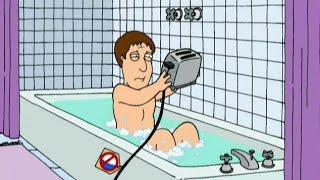 Family Guy Cutaways 1x05  Neighbors Toaster In The Bathtub [upl. by Euginom299]