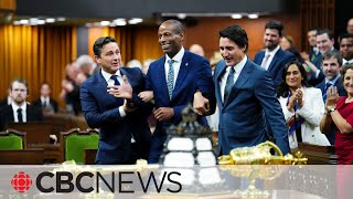 Quebec Liberal MP Greg Fergus becomes 1st Black Speaker of the House [upl. by Honor335]