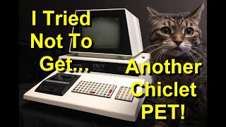 Chiclet Keyboard Commodore PET 2001  Datasette Testing Black Jack Chess Tape Drive  Episode 2453 [upl. by Kilah6]