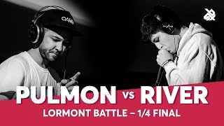 PULMON vs RIVER  Lormont Loopstation Beatbox Battle  14 Final [upl. by Fitts133]