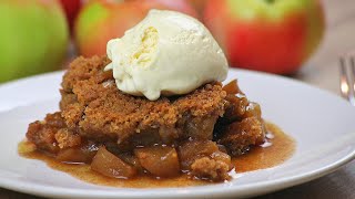 CinnamonSpiced Apple Crisp I Fall in Love with Every Bite [upl. by Alinna]