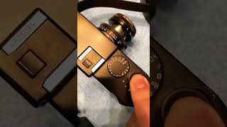 Leica M240 vs Leica T shutter sound comparison [upl. by Elocn]