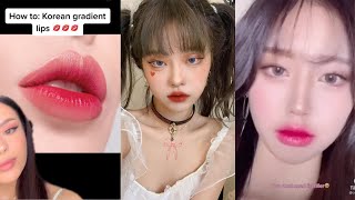 Aesthetic korean makeup tutorial compilation for beginners 🌸  tiktok makeup 2021 [upl. by Nikoletta]