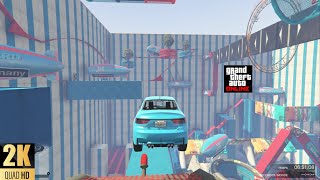 GTA ONLINE parkour AIR GERMANY225 gameplay OBEY 8F DRAFTER fun [upl. by Omora]