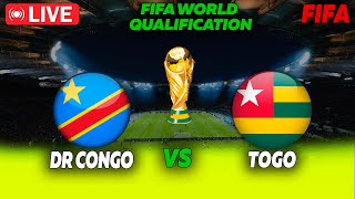 🔴 LIVE  DR CONGO vs TOGO  FIFA World Cup qualification CAF  Game play PES 21 [upl. by Francisco]