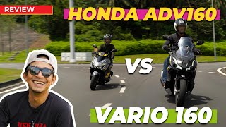 HONDA ADV160 vs VARIO160 MANA LAGI MANTAP [upl. by Bernard359]