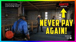 How To NEVER Pay For A Bounty Ever Again In Red Dead Redemption 2 [upl. by Stoecker]