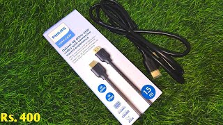 Philips HDMI Cable  Philips HDMI Cable Review  Philips HDMI Cable Price [upl. by Hanni]