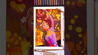 ASMR drawing Rapunzel ✨asmr asmrart asmrsounds disneyprincess rapunzel tangled sketchbook [upl. by Candis899]