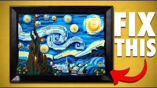 HOW I FIXED The LEGO Ideas The Starry Night 21333 Van Gogh [upl. by Uile981]