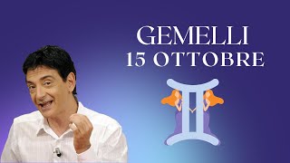 Gemelli ♊️ LOroscopo di Paolo Fox  15 Ottobre 2024  In una botte di ferro con Giove [upl. by Eekorehc]