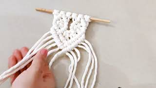 Macrame Wall Hanging for beginners  Macrame Wall HangingMacramé Now [upl. by Mussman763]