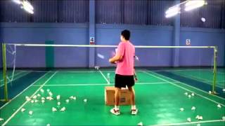 Badminton training  Net amp Drop Shot Drills [upl. by Nira]