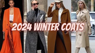 Winter Coats 2024  Winter Coats for Women  Winter Coat Trends 2024 [upl. by Roswald664]