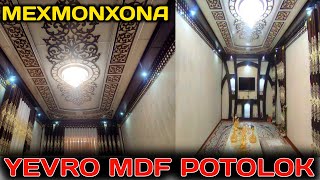 MDF YEVRO POTOLOK mdf ceiling pricesSHU XONAGA QANCHA XARAJAT MEXMONXONA [upl. by Ube504]