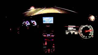 Audi A6 30 TDI Quattro  Acceleration from 0  250 kmh on the Autobahn [upl. by Carmina]